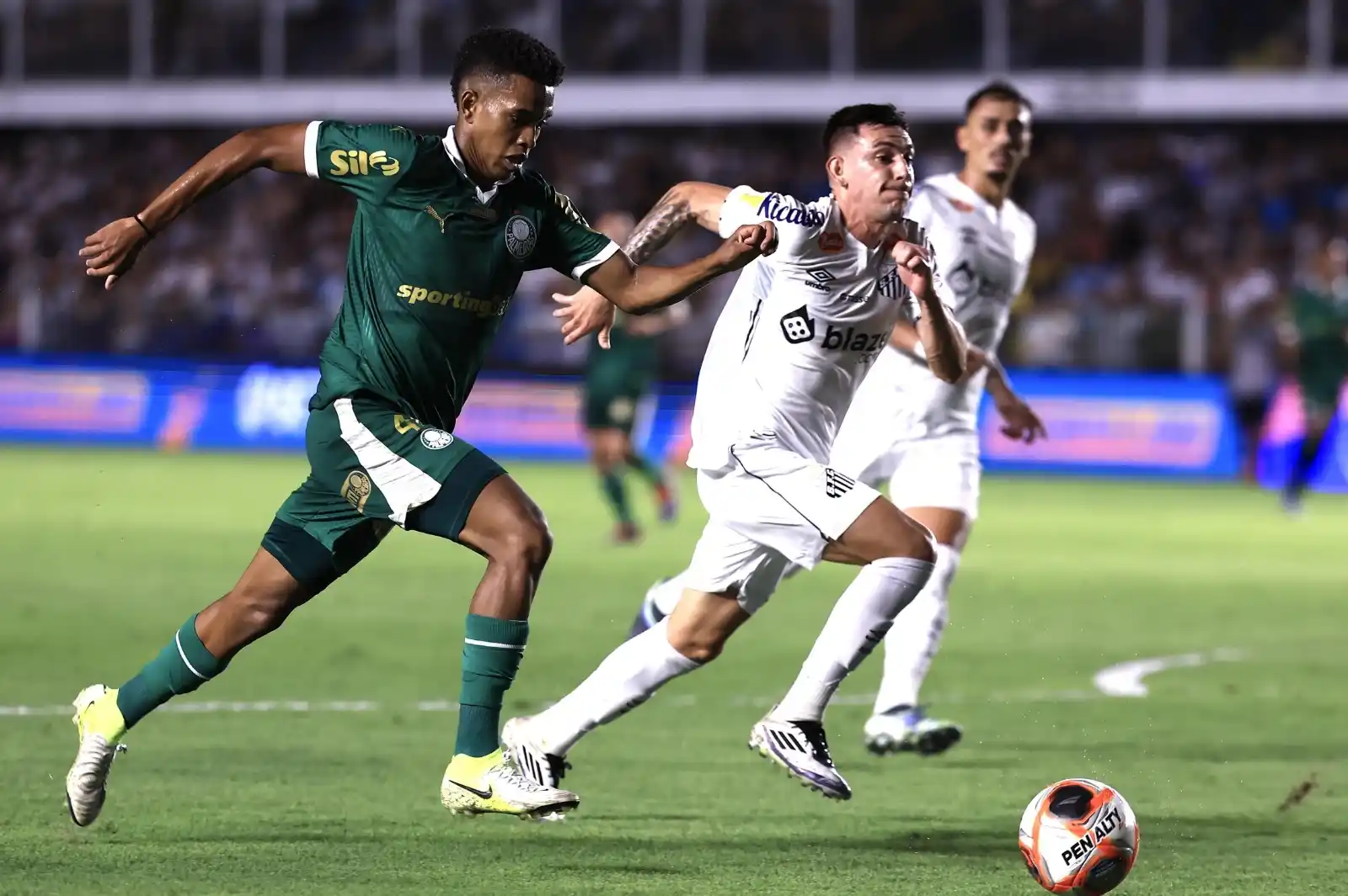 Image from 90min | Palmeiras: Freguês | O Verdão é *dominante* no clássico contra o Santos. Isso fic...