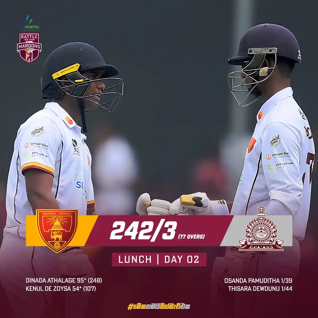 Image from ACBU Online: Ananda in the driving seat, in the first session!🔥🏏 <a class="text-...