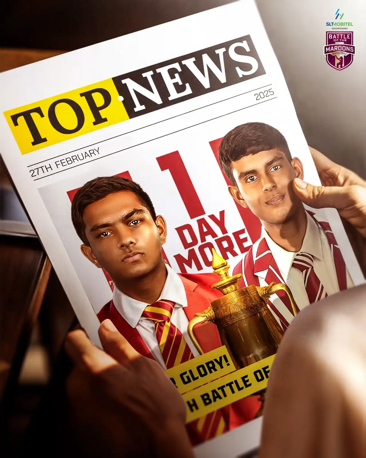 Image from ACBU Online: හෙට තමයි දවස ❤👑 The countdown nears its end, just 24 hours to go! Th...