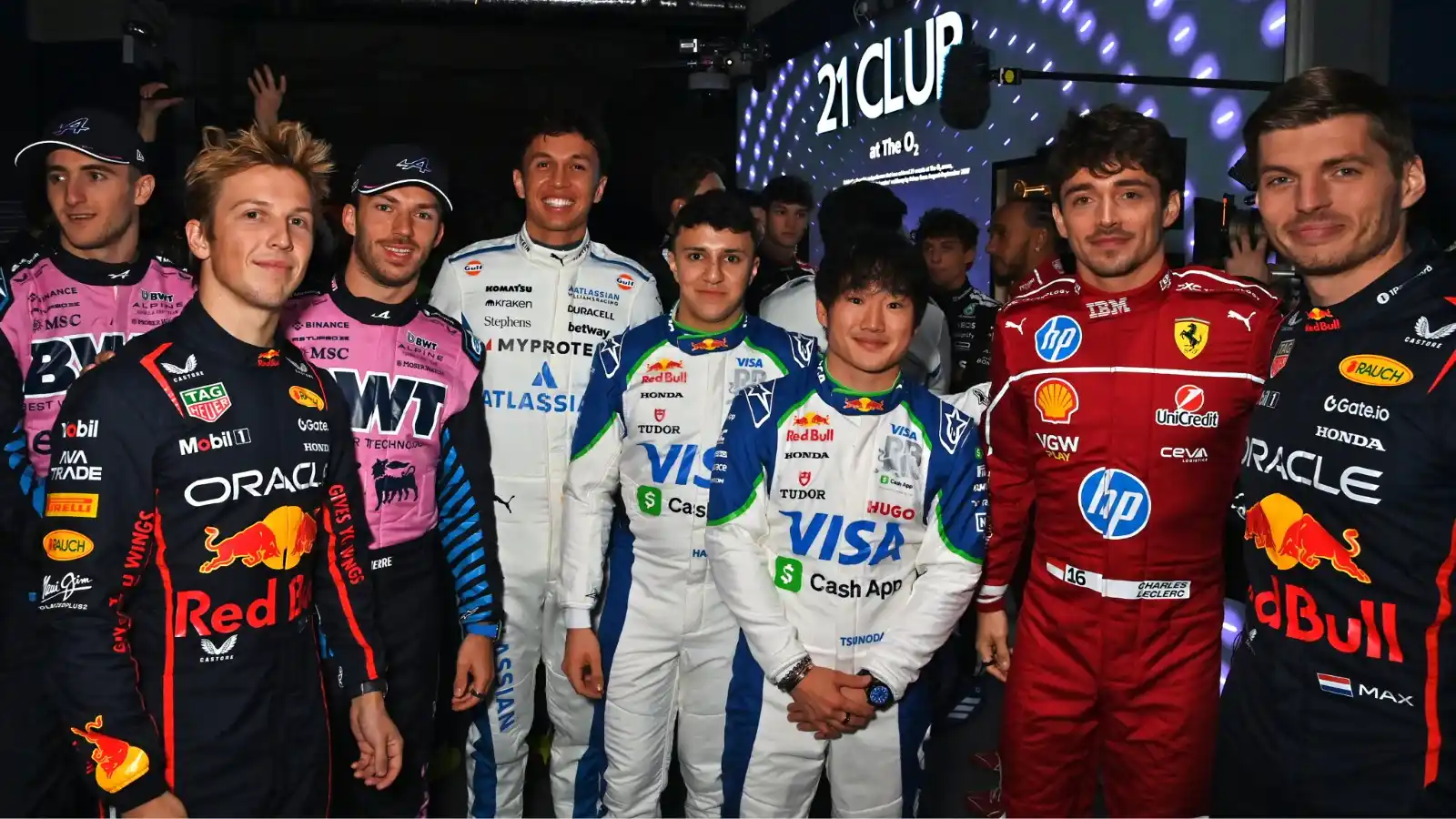 Image from Atlassian Williams Racing: In their F175 era 💫 Rounding off an iconic night at The O2 🙌...
