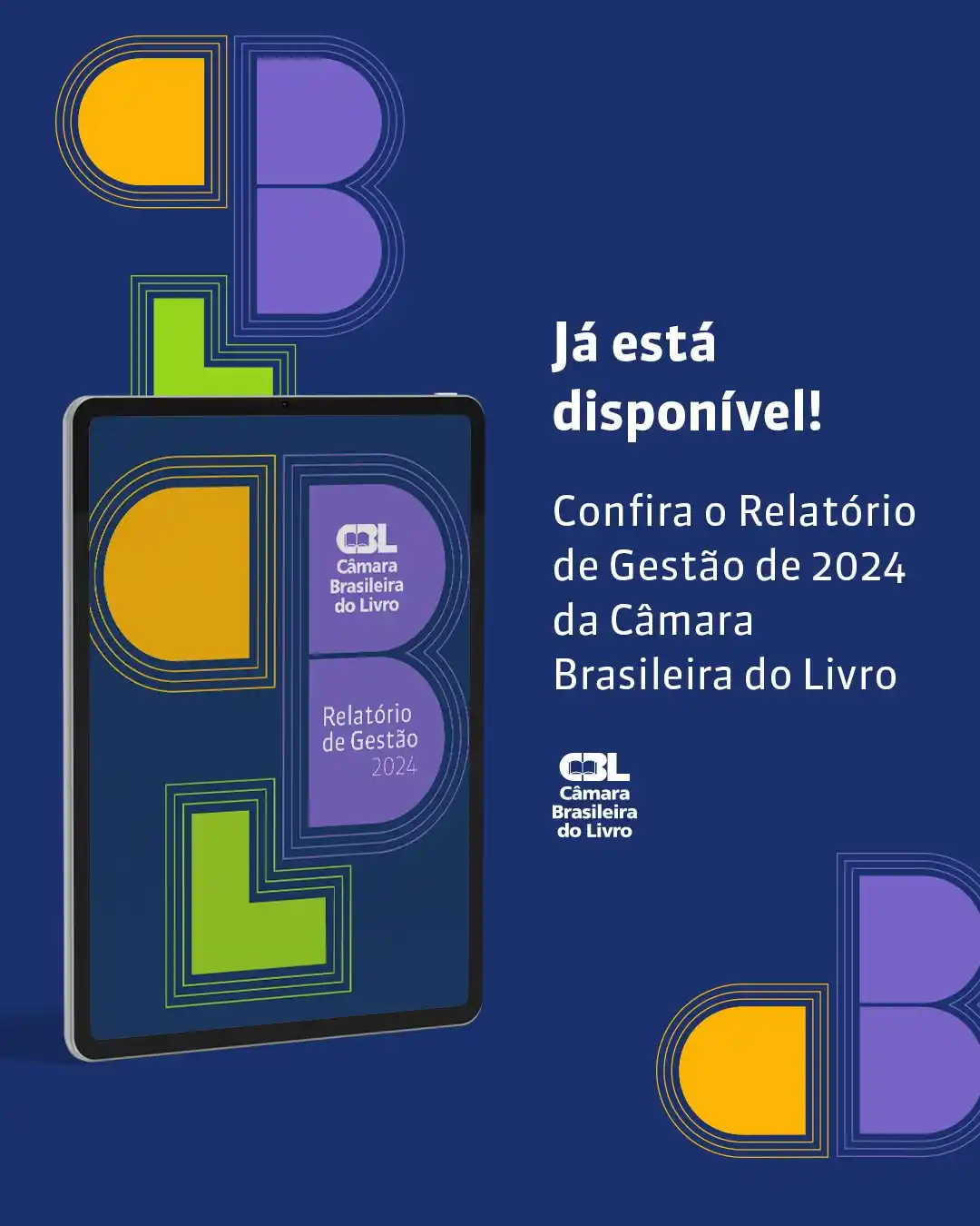 Image from Câmara Brasileira do Livro (CBL) : Já está disponível o Relatório de Gestão da <a class="text-blue-500 ho...