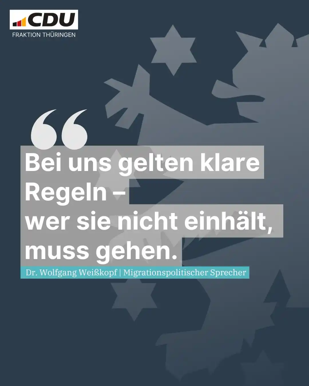 CDU Thüringen  post
