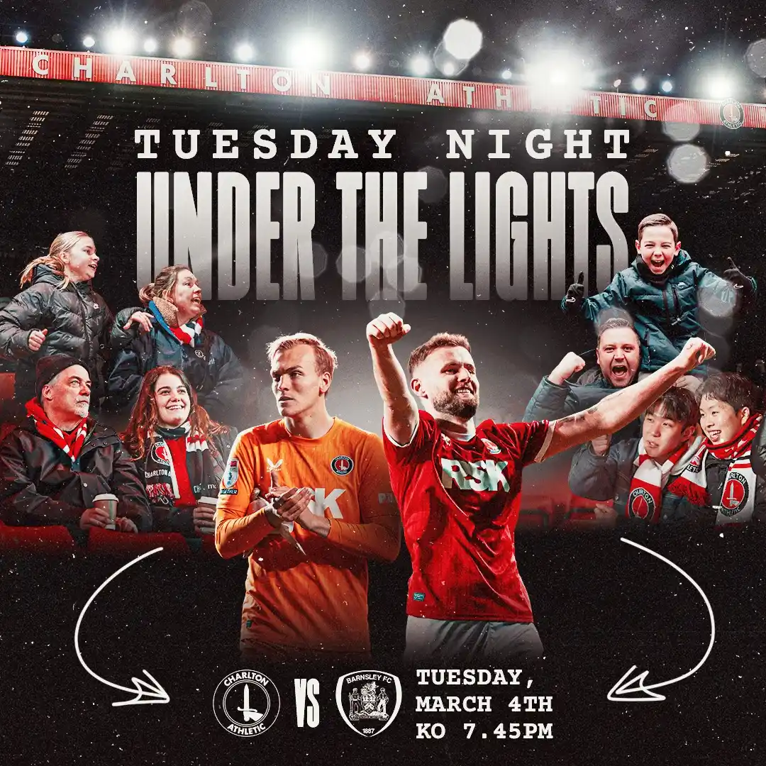 Image from Charlton Athletic: Seven wins in eight at The Valley 📈 Make sure you join us a week on ...