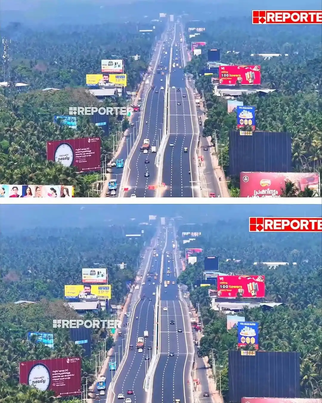 Image from CINE UPDATES 🍿24×7: The NH66 highway through Kerala India 🇮🇳...