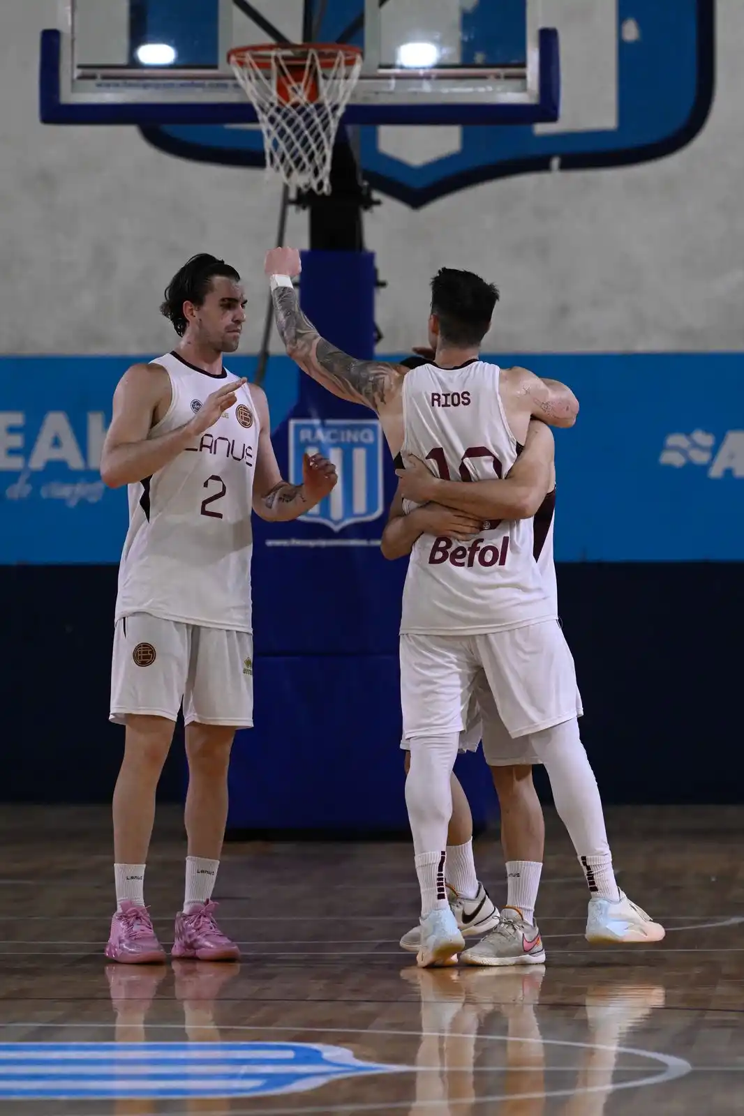 Image from Club Atlético Lanús: TRIUNFAZO EN AVELLANEDA ⏱️ Racing 70-75 Lanús ⛹🏻 Augusto Alonso: 16 ...
