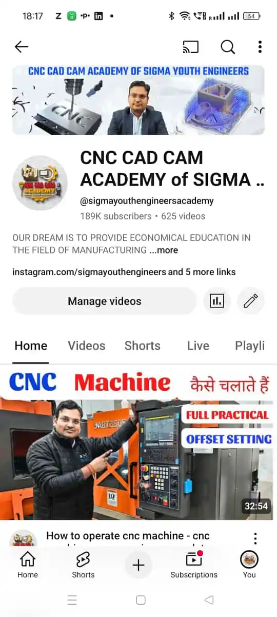 CNC CAD CAM ACADEMY OF SIGMA YOUTH ENGINEERS post