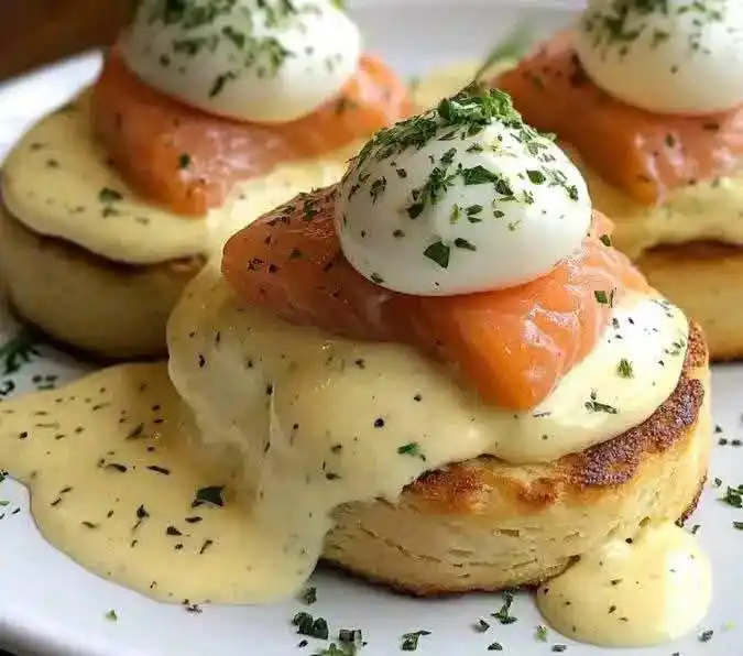 Image from Cooking And Baking Recipes Zim: Smoked Salmon Eggs Benedict on Buttermilk Biscuits Ingredients: 2 cu...