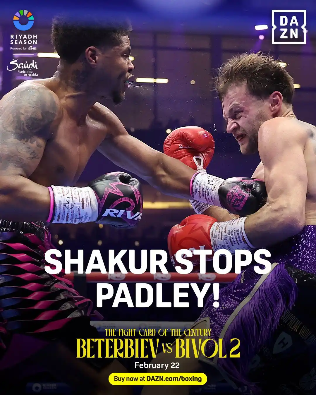 Image from DAZN Boxing: SHAKUR STOPS PADLEY!😤🔥 Who's next?! <a class="text-blue-500 hover:u...