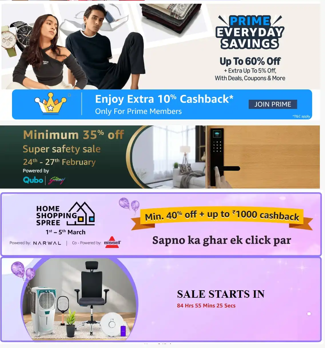 Image from Deals & Offers: 🔥 BLOCKBUSTER DEALS OF THE DAY 💰 Prime Everyday Savings ⚡️ Up to 60...