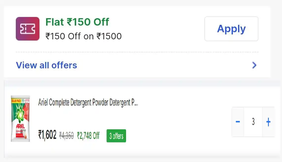 Image from Deals & Offers: 🛒 Flipkart Grocery – Detergent Sale! 🛒  🧼 Up to 70% OFF on top dete...