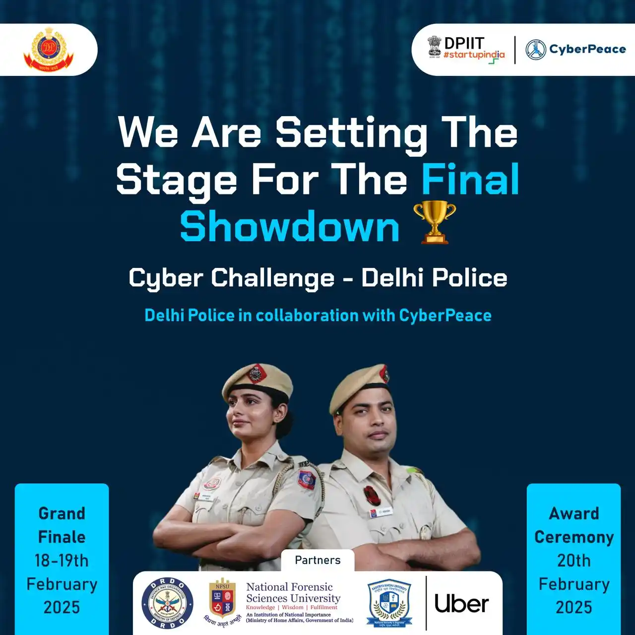 Image from Delhi police : Get ready for the grand finale of the Cyber Challenge - Delhi Police, ...