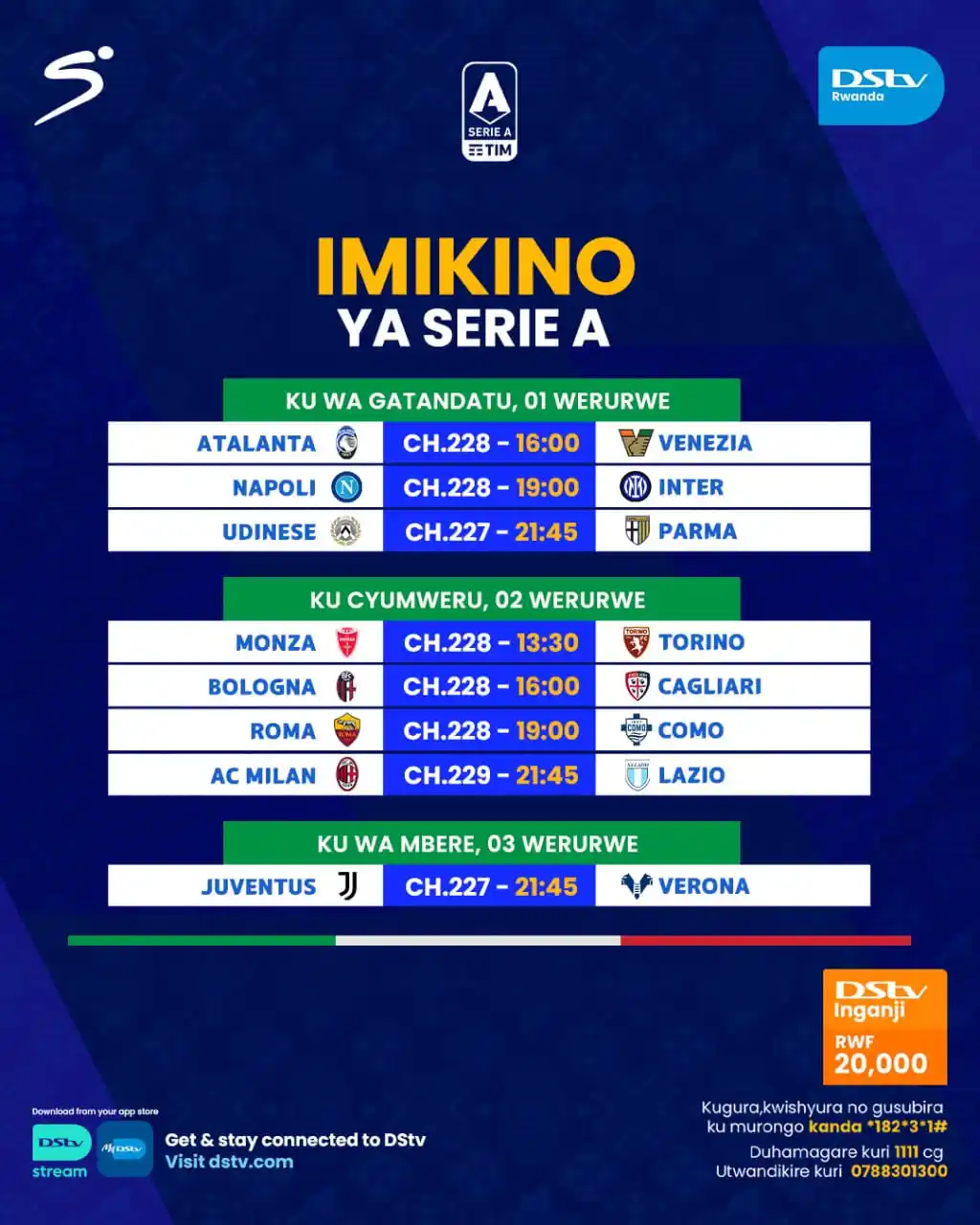 Image from DStv Rwanda: Imikino ya <a class="text-blue-500 hover:underline cursor-pointer" hre...