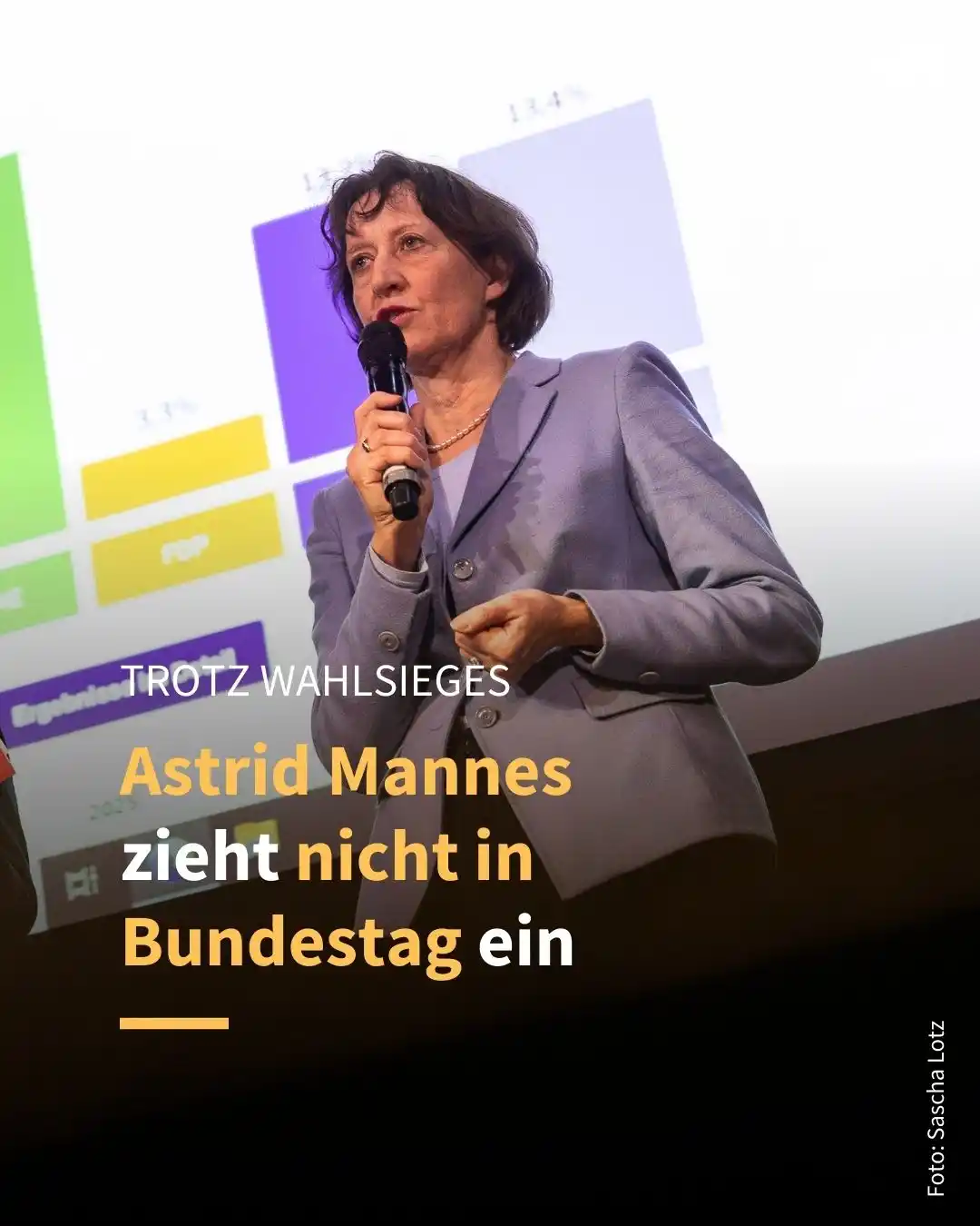 Image from Echo Online Südhessen: Obwohl Astrid Mannes (CDU) den Wahlkreis 185 gewonnen hat, zieht sie n...