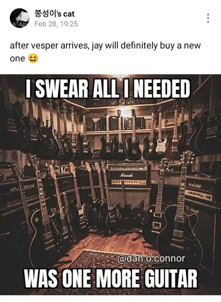 Image from 𝙴𝙽𝙷𝚈𝙿𝙴𝙽 𝙳𝙰𝙸𝙻𝚈 𝚄𝙿𝙳𝙰𝚃𝙴: [JAY WEVERSE REPLY]  👤: setelah vesper datang, jay pasti beli yang ba...