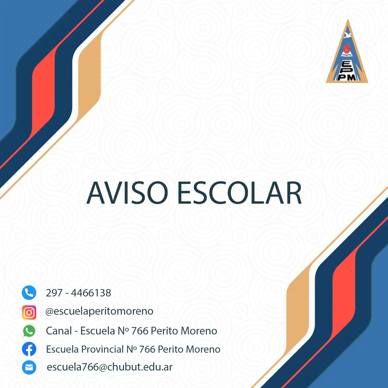 Escuela N° 766 Perito Moreno post