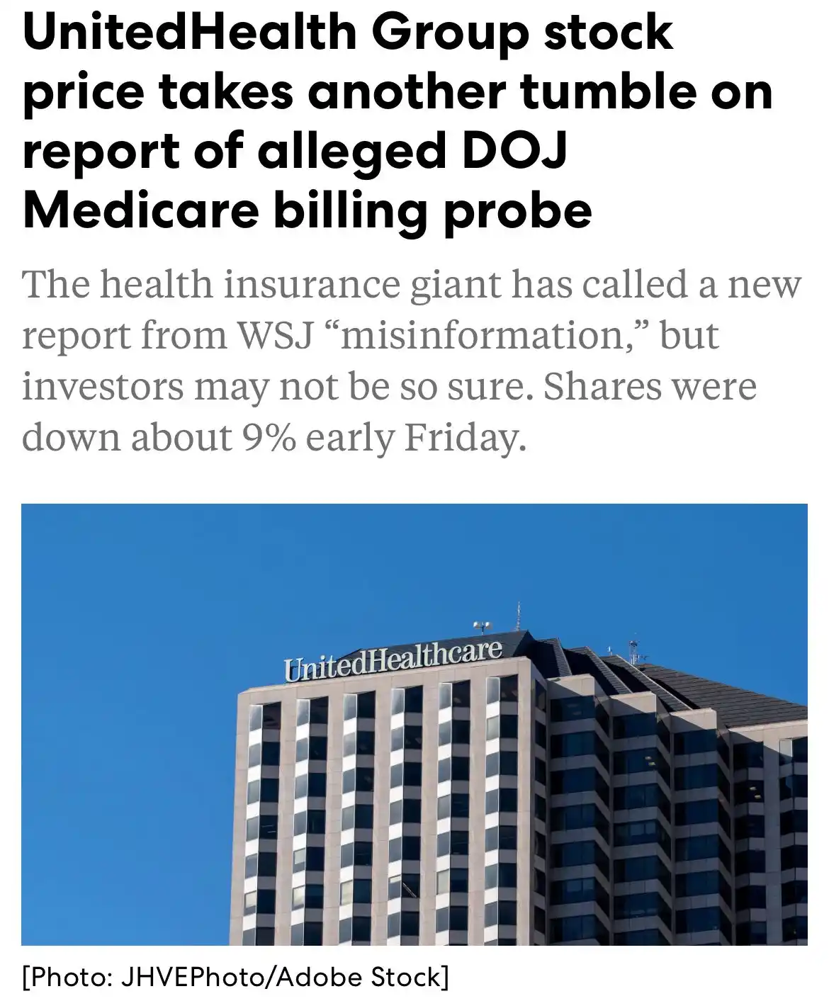 Image from Fast Company: UnitedHealth Group, America’s largest insurer, is facing yet another c...