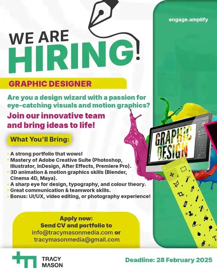 Image from Flying Eagles Employment Agencies Channel: Calling all pixel wizards and vector virtuosos! 🖌️✨  If you’ve got th...