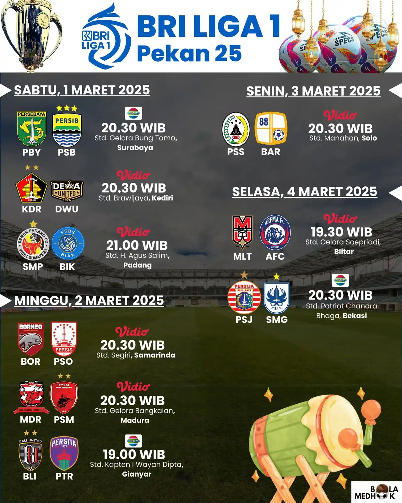 Image from Football Troll Indonesia: 🚨LIGA 1 ramadan edition🚨 Memasuki bulan puasa, <a class="text-blue-...