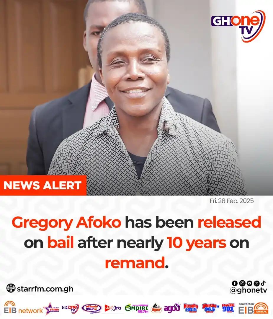 Image from GHOne TV: Gregory Afoko released on bail...   <a class="text-blue-500 hover:unde...