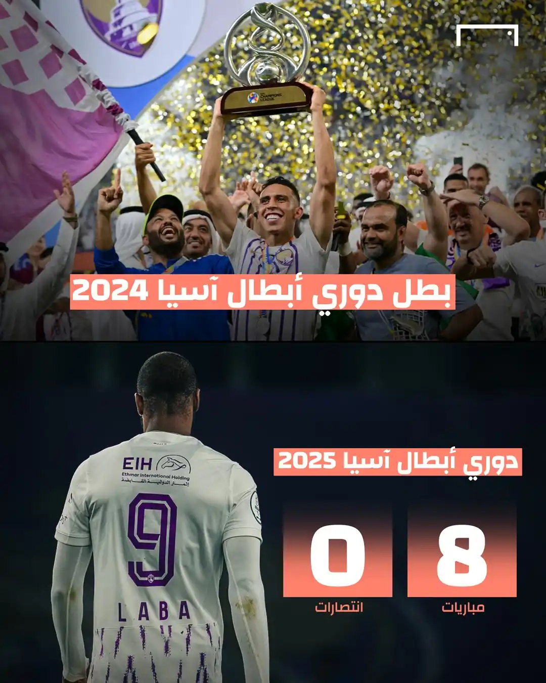 Image from Goal Arabia: العين من التتويج بدوري أبطال آسيا 2024 إلى خسارة جميع مباريات <a class...