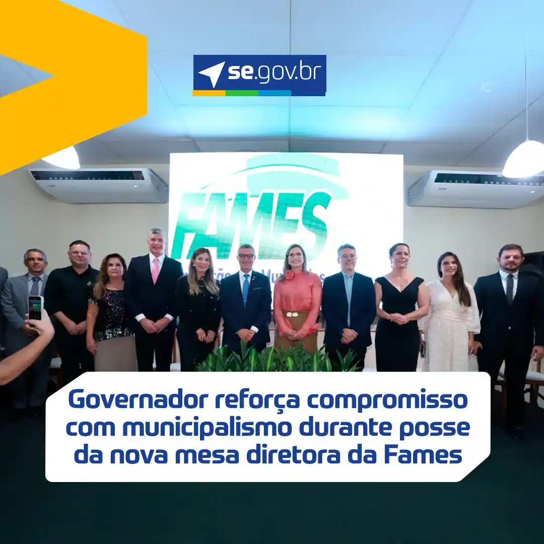 Image from Governo de Sergipe : ➡️ O governador Fábio Mitidieri participou, nesta segunda, 17, da *pos...