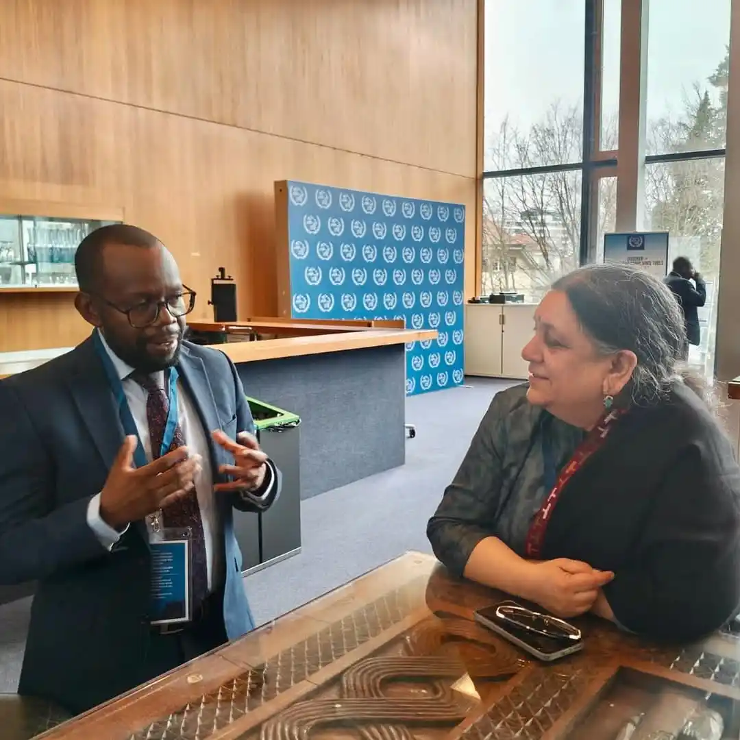 Image from Indian Postal Khabar (DOP): On the sidelines of the @upu_un meeting, Ms. Vandita Kaul, Secretary (...