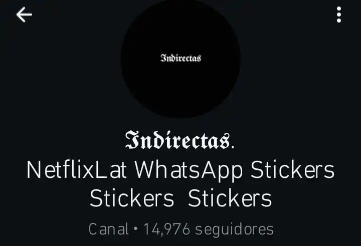 𝕴𝖓𝖉𝖎𝖗𝖊𝖈𝖙𝖆𝖘.                                          NetflixLat WhatsApp Stickers Stickers  Stickers post