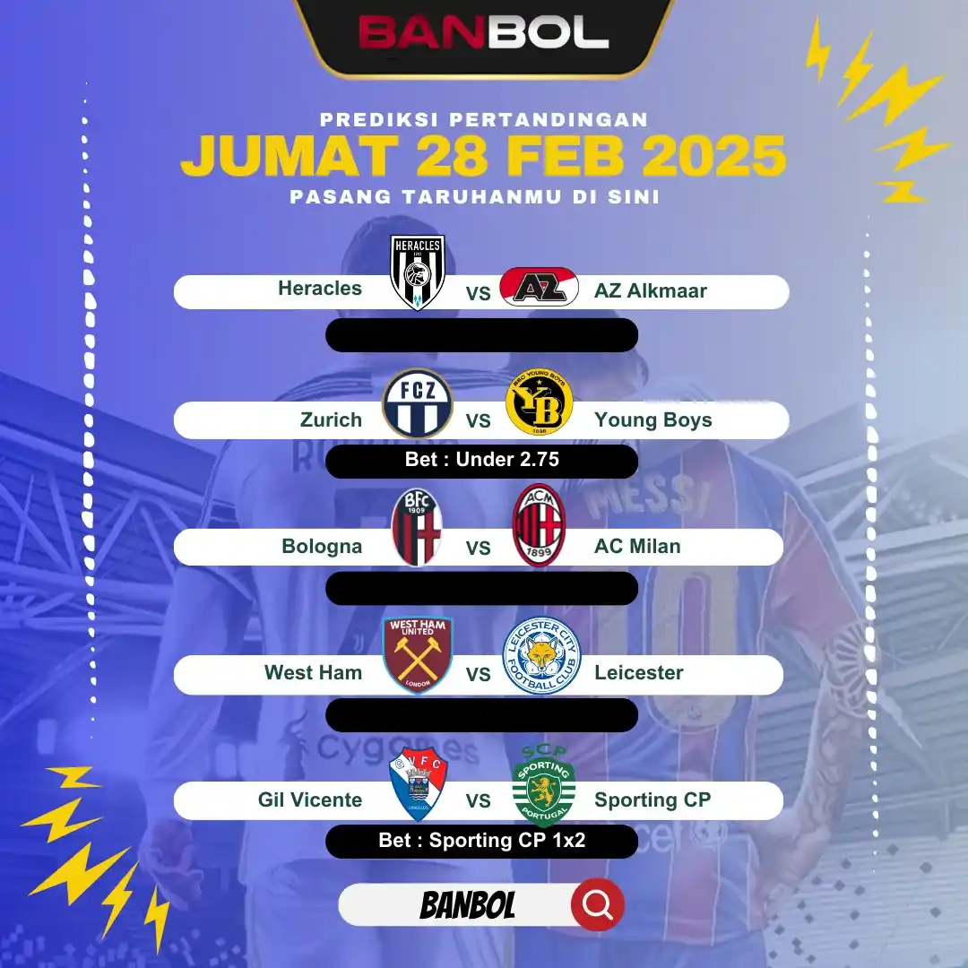 Image from INFO RTP POLA SLOT, JADWAL & PREDIKSI PARLAY BOLA: ⚽️ Jadwal Bola dan Rekomen Pasangan by BANBOL 🔥  02 : 00 | Heracles V...