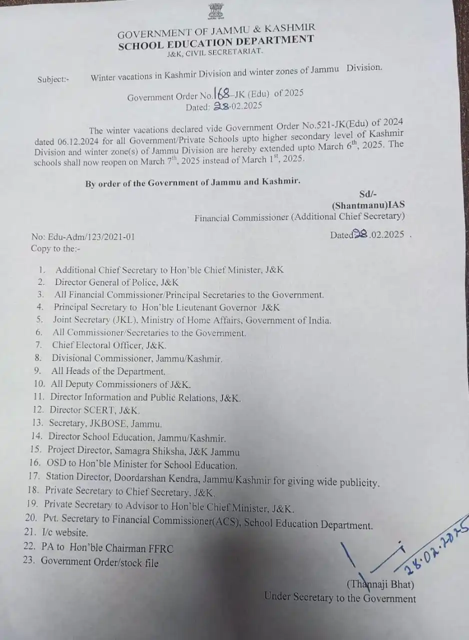 J&K Services Selection board Aspirants post