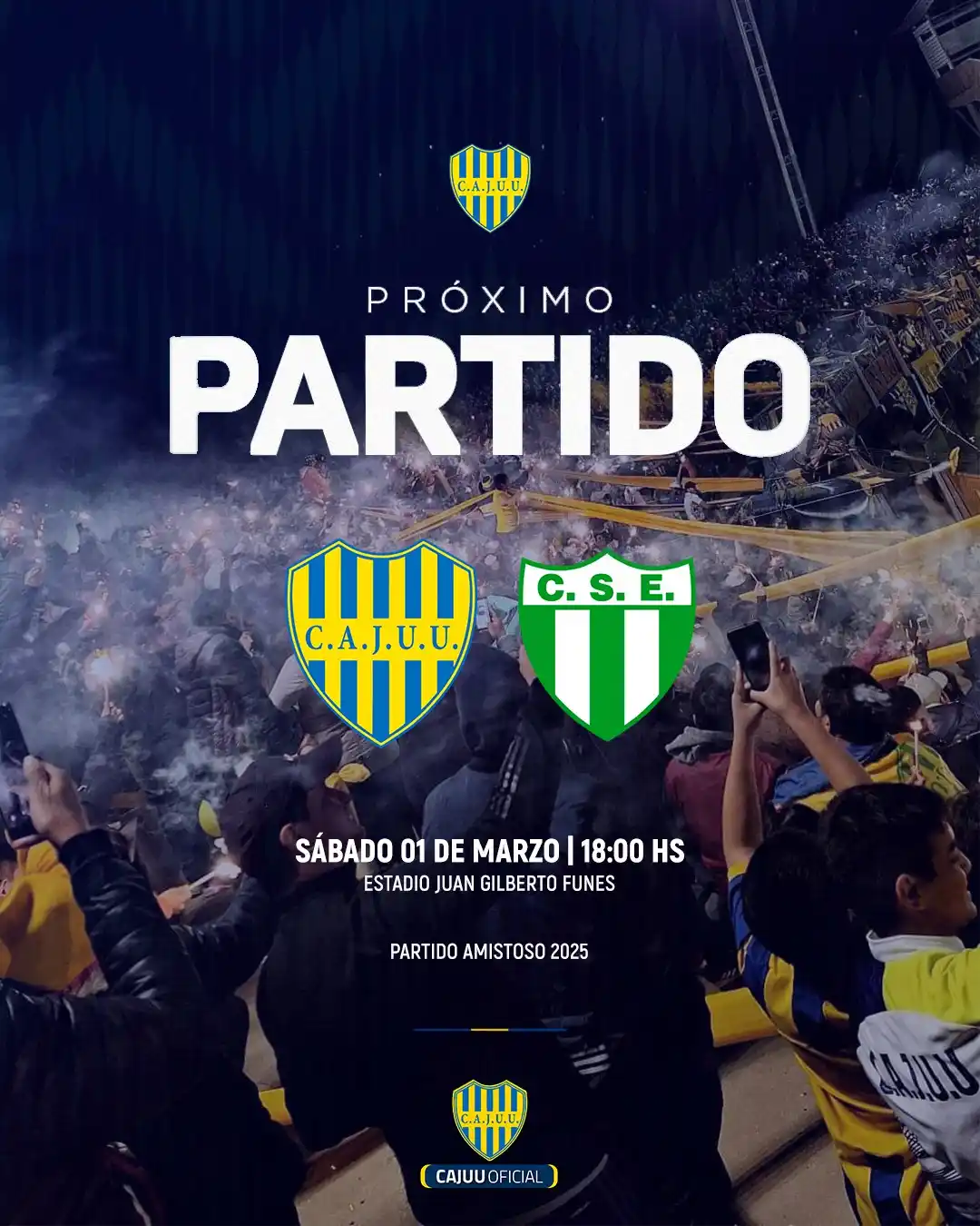 Image from Juventud De San Luis: 🏆 Copa Amistad y en contra de la violencia ⚽💙💛 🔥 Amistoso de Pret...