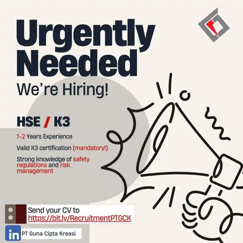 Image from Loker Asosiasi Migas , Mineral, Construcion & Sea Indonesia (AMMCSI): Urgently <a class="text-blue-500 hover:underline cursor-pointer" href=...
