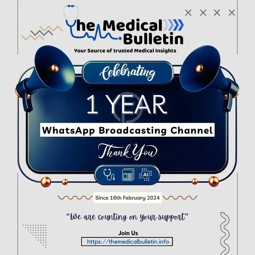 Image from Medical Updates - The Medical Bulletin: It’s been since a year and a family of >22k!💐✨ <a class="text-blue-5...