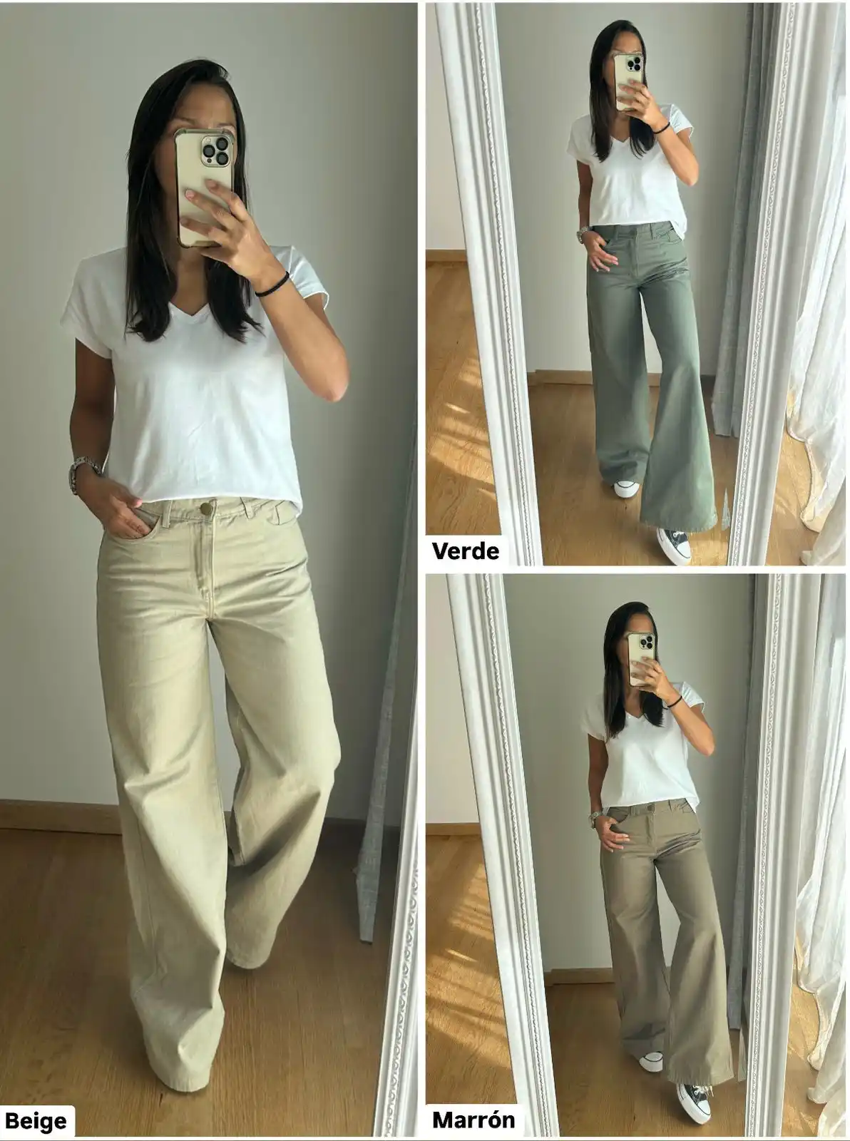 Image from Menos bla Mas Amor: REINGRESO 🔥🔥🔥 ✅Pantalón Wide de gabardina 👉🏼Talle: 38 al 48 🌈...