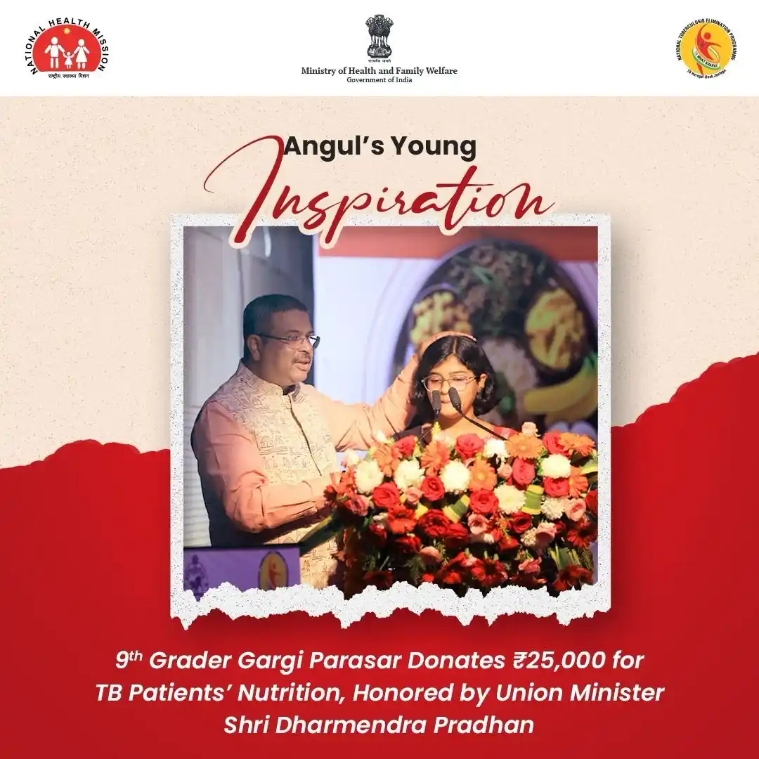 Image from Ministry of Health & Family Welfare, GoI: *India’s young minds are leading the charge in making our nation TB-fr...