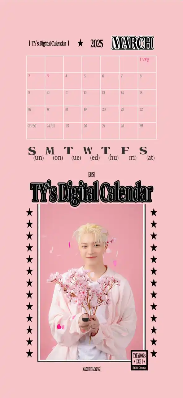 Image from NCT WAYV UPDATE: NCT INSTAGRAM & TWITTER (X) UPDATE 🗓️ March Calendar <a class="tex...