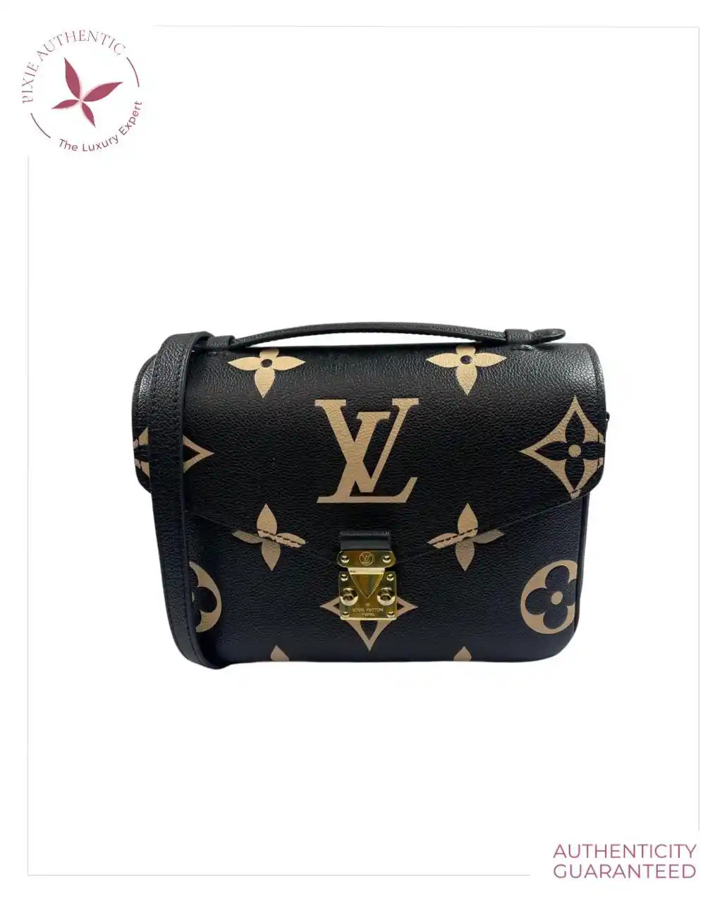 Image from Pixie Authentic: Louis Vuitton metis empreinte bicolor mono CHIP GHW Size : 25x8x17 Com...