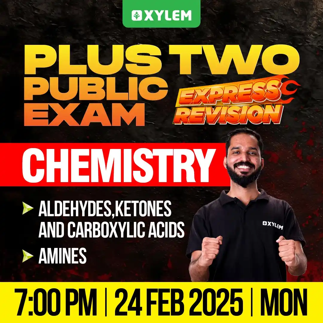 Image from PLUS TWO 2024-25: 🛑 *Plus Two Public Exam Chemistry*🛑 *ANANTHU SIR WITH EXPRESS REVIS...