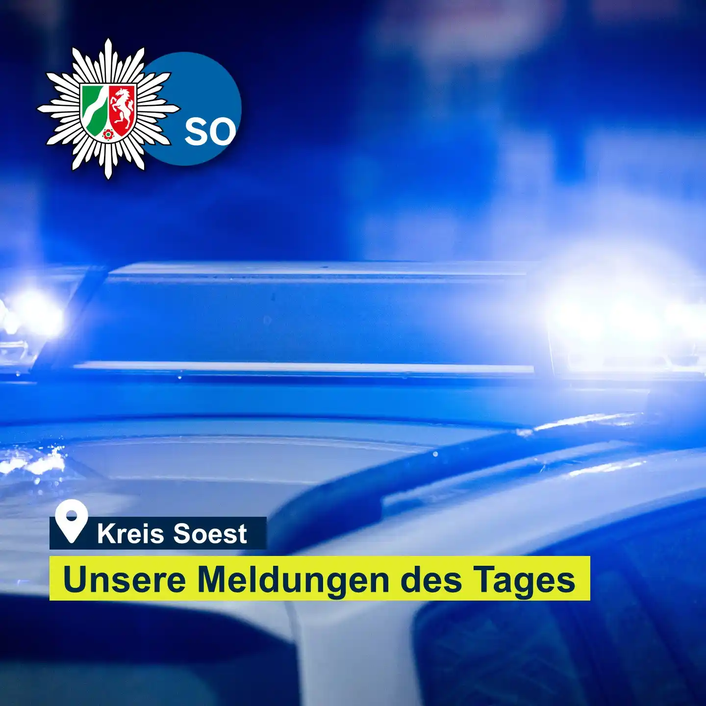 Image from Polizei NRW Kreis Soest: Guten Morgen in den Kreis Soest! 👮♀️👮 Heute Morgen möchten wir Sie...