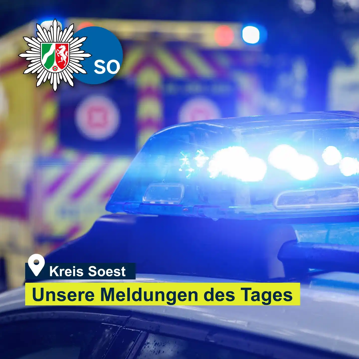 Image from Polizei NRW Kreis Soest: Kurz vor dem Wochenende folgende Meldungen: *Soest* Zwei Festnahmen ...