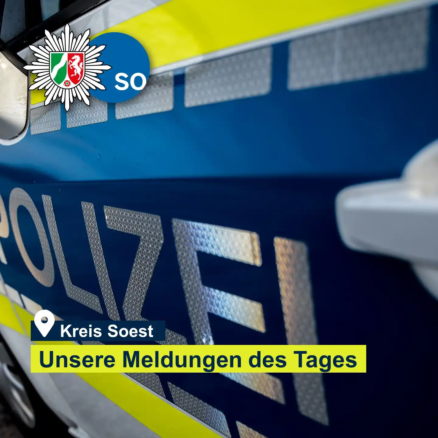 Image from Polizei NRW Kreis Soest: *Guten Morgen in den Kreis Soest!*👮♀️👮♂️ *Die Meldungen in Kürze* ...