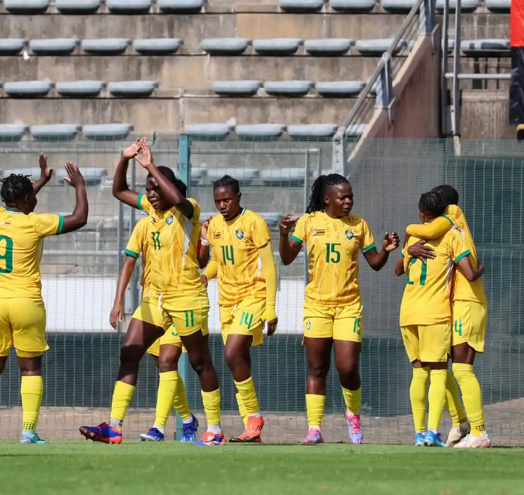 Image from Radio Zimbabwe: ZIMBABWE are out of the Africa Women Cup of Nations qualifiers after l...