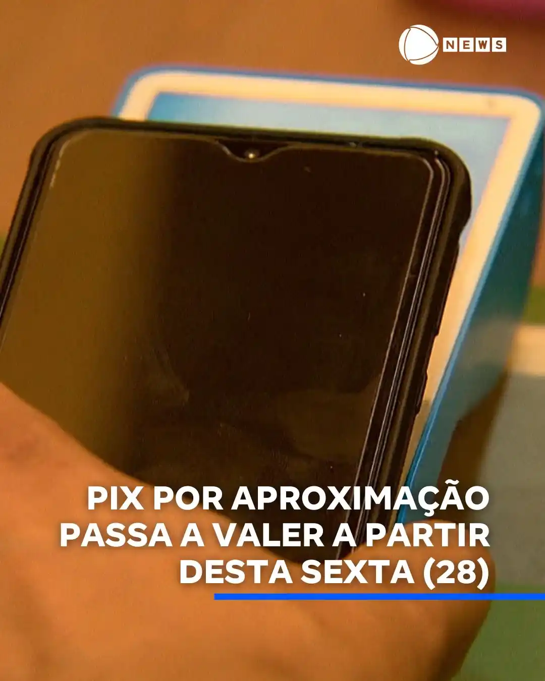 Image from Record News: Começa a valer nesta sexta-feira (28) o Pix por aproximação. Os pagame...