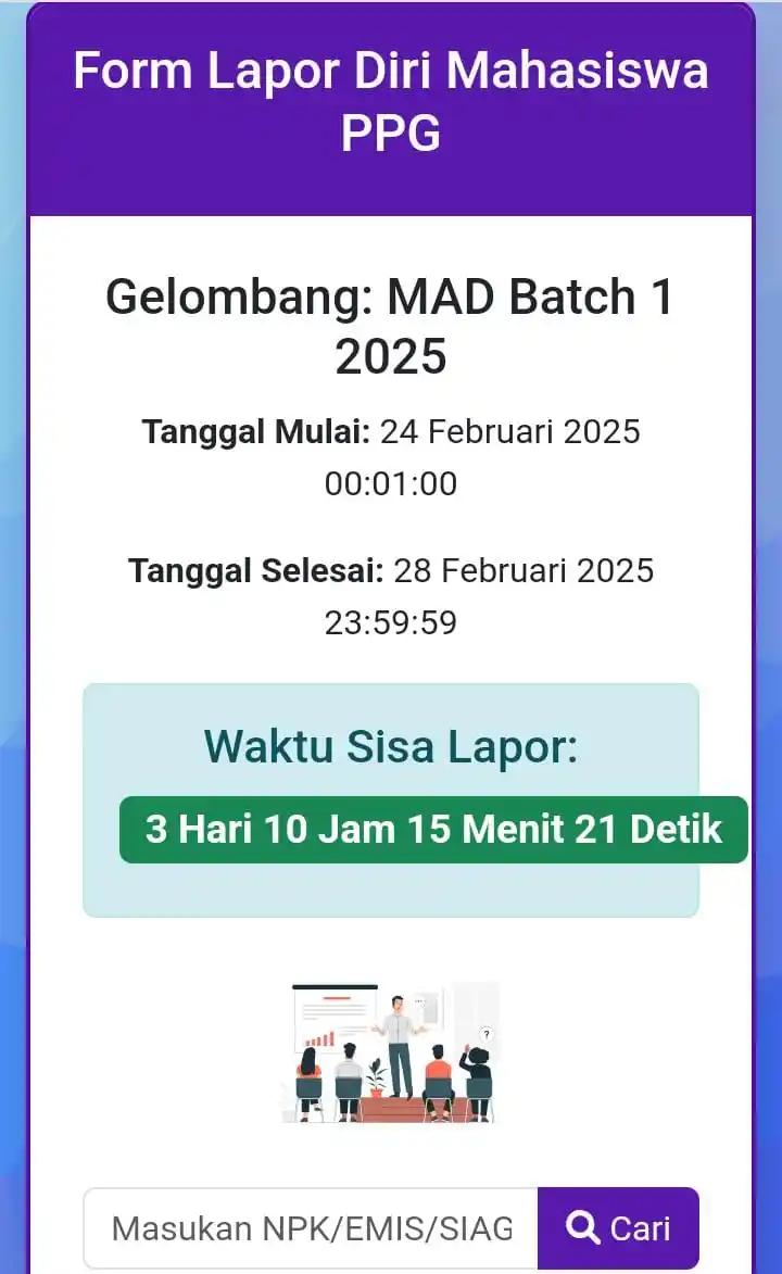 Image from RUANG AJAR GURU: *Form Lapor Diri Mahasiswa PPG UIN Sunan Gunung Djati* https://ppg.ui...