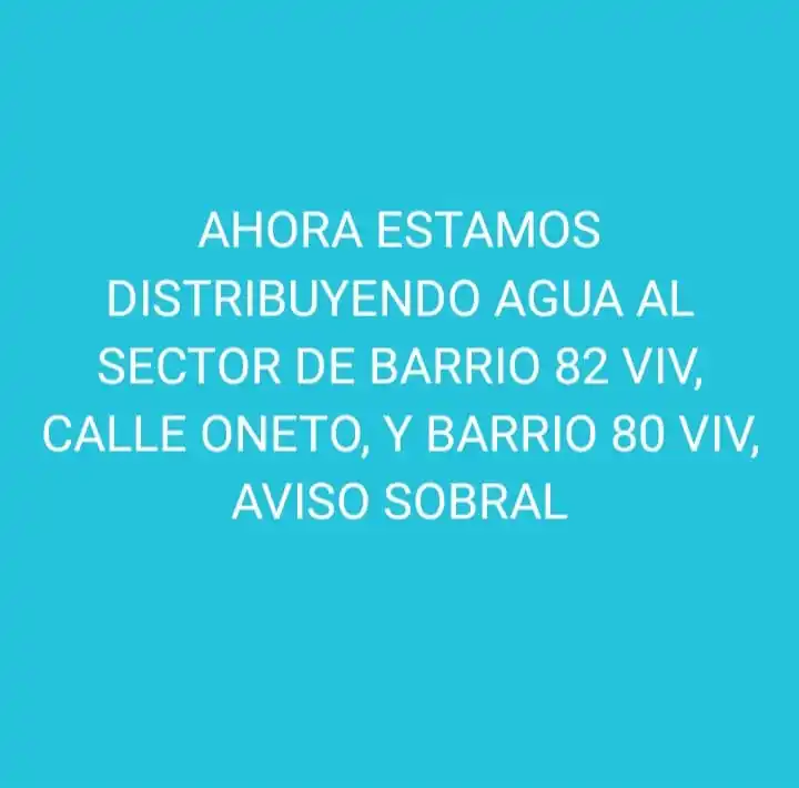 Servicios Públicos Saneamiento Distribución Puerto Deseado post