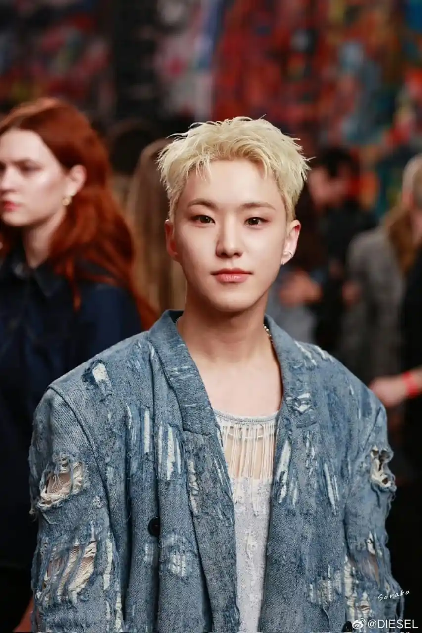 Image from SEVENTEEN UPDATE (MOVE TO NEW CHANNEL): [WEIBO] DIESEL Official Weibo update with HOSHI <a class="text-blue-50...