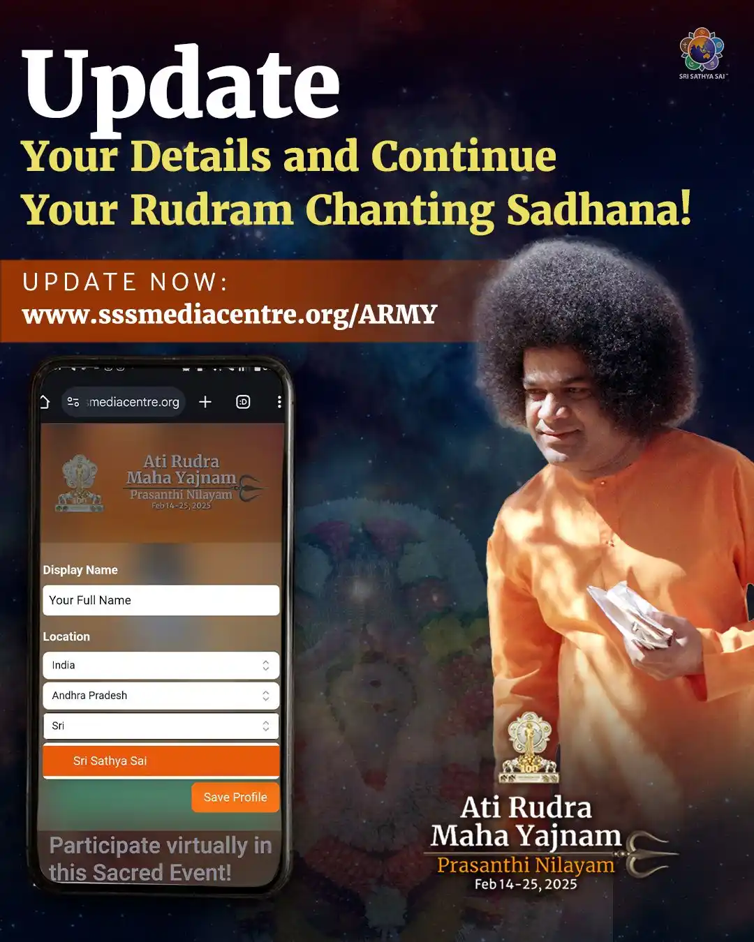 Sri Sathya Sai Institute of Higher Learning (Deemed to be University)  post