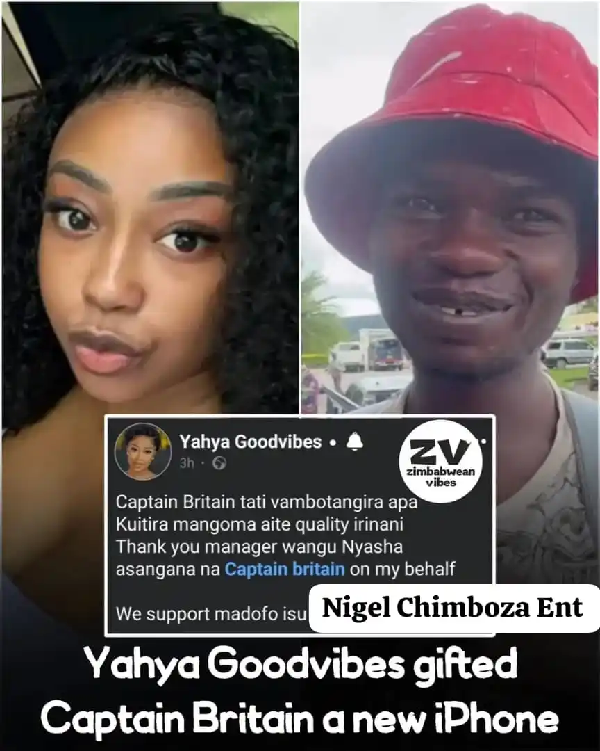 Image from Steplo Zim Celebs News: Yahya Goodvibes gave Captain Britain new iPhone, she says she supports...