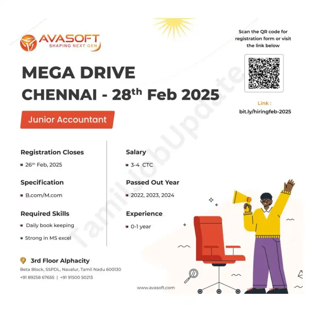 Tamil Job Updates post