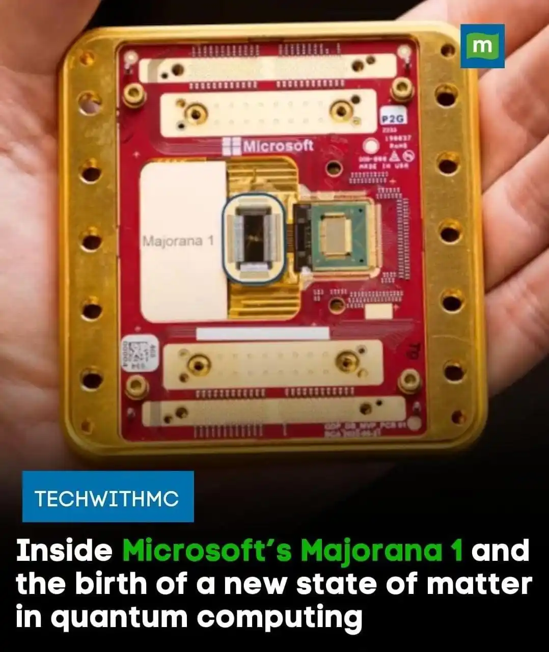 Image from Tech and AI Updates : *Majorana 1 is a groundbreaking quantum chip powered by a Topological ...