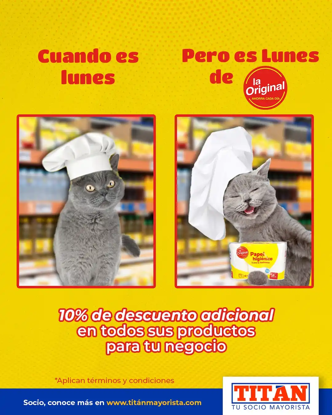 Image from Titán Mayorista: 😃 ¡Los lunes no son para enojarse, son para ganar con <a class="text-...